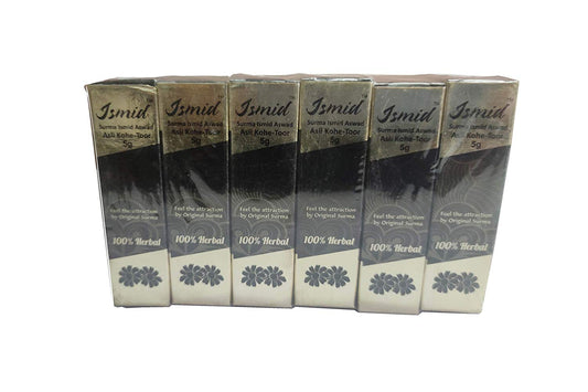 MADNI ISMIDI SURMA ASLI KOHL TOOR PACK OF 6 ONLY TO BE SOLD WITHIN INDIA