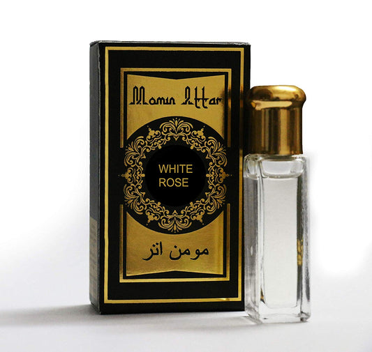 "WHITE ROSE ATTAR" HIGH QUALITY LONG LASTING NATURAL ORGANIC MOMIN ATTAR 8ML ONLY TO BE SOLD IN INDIA