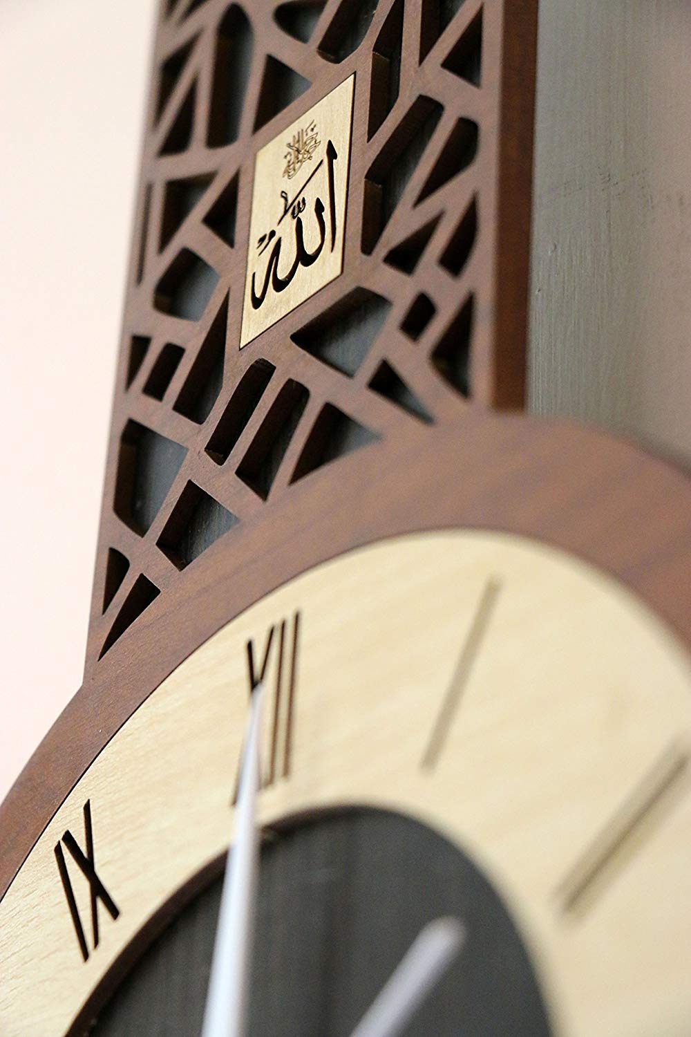 Islamic Home DÉCOR Wall Clock Allah Mohammad 18*18 INCH