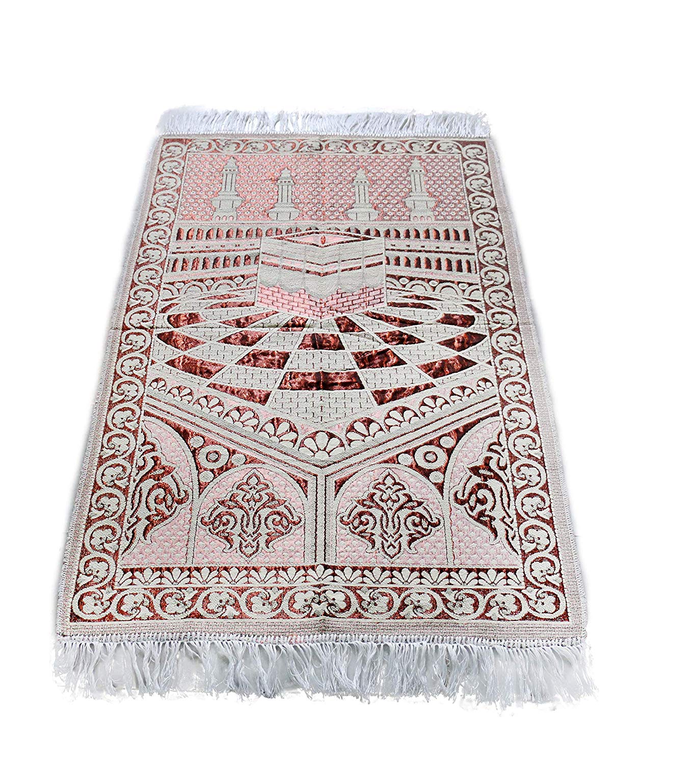 MOMIN BAZAAR COTTON JANAMAZ MECCA RED