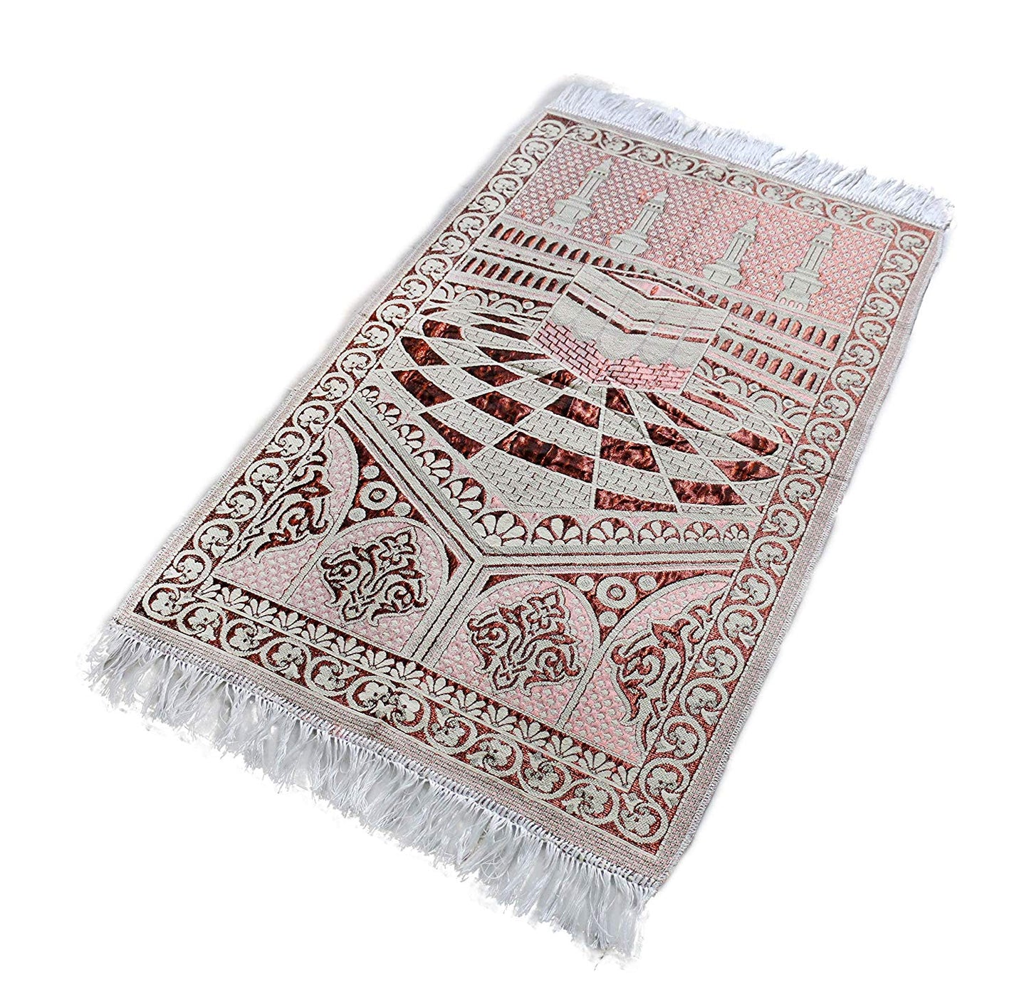 MOMIN BAZAAR COTTON JANAMAZ MECCA RED