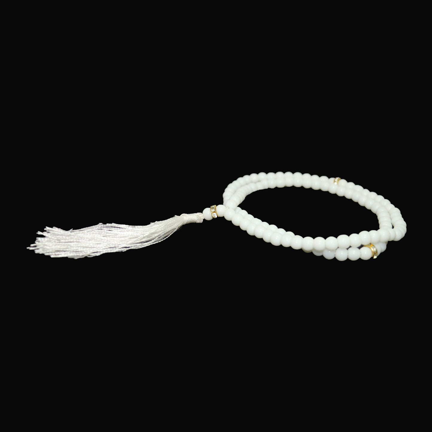 MOMIN BAZAAR BEAUTIFUL WHITE BEADS TASBIH MISBAHA