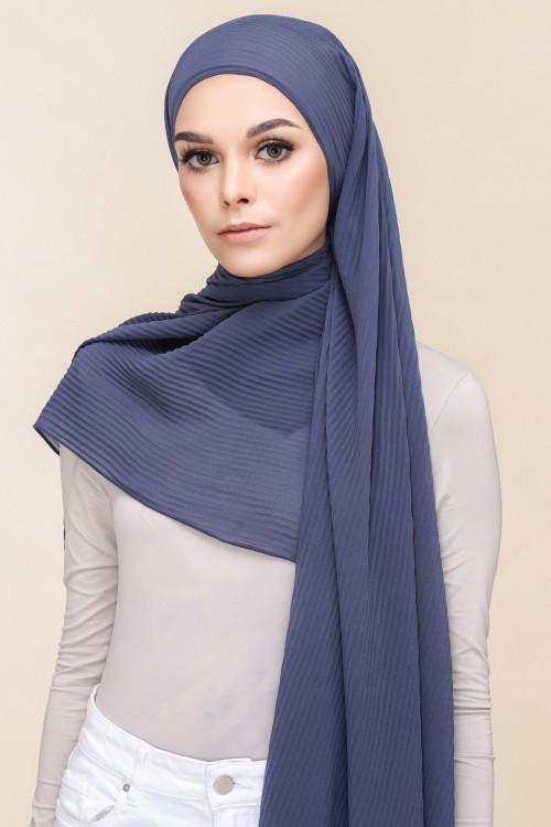 PLEATED HEAVY GEORGETTE HIJAB