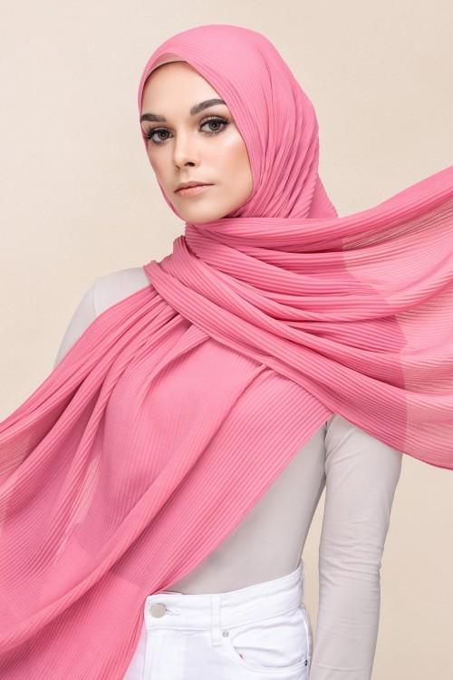 PLEATED HEAVY GEORGETTE HIJAB