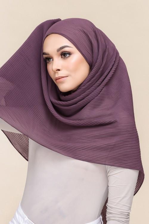 PLEATED HEAVY GEORGETTE HIJAB